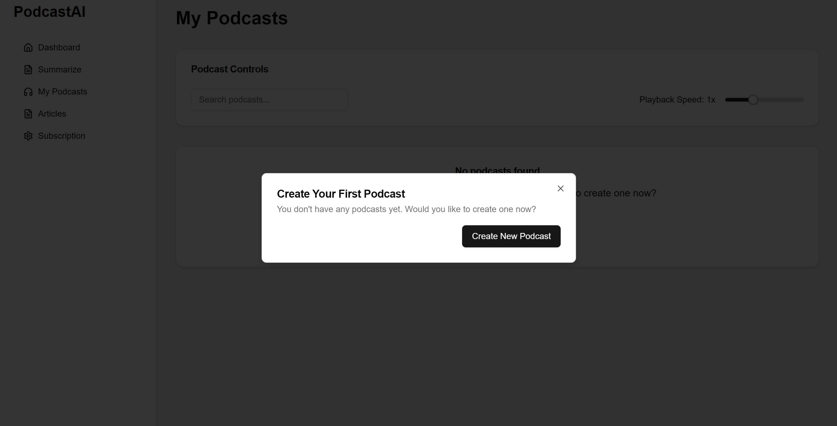 Audio summary workflow